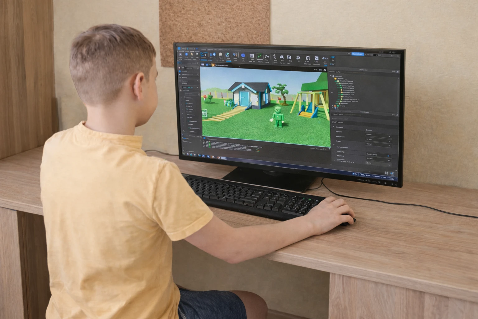 Student learning game development